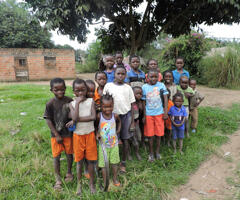 Village children at Nselo