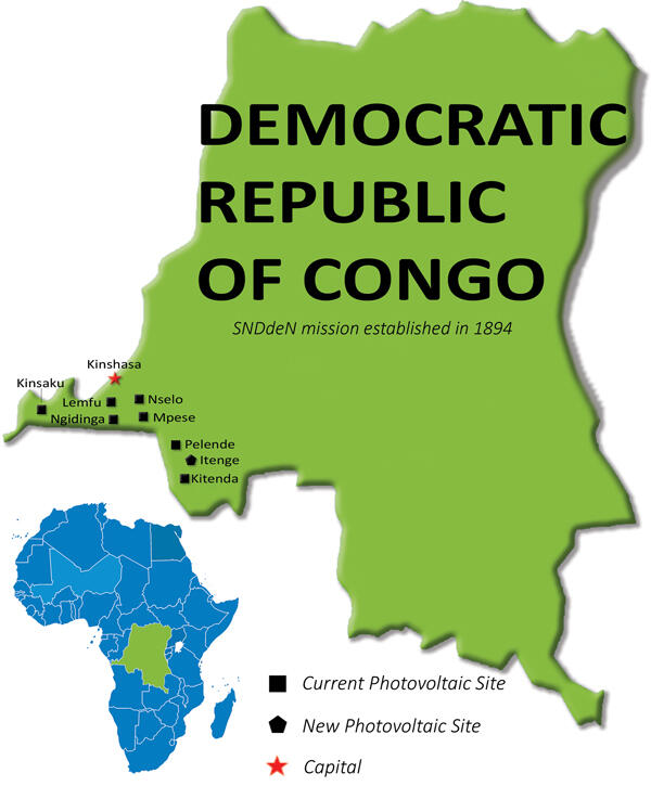 The DRC with Lemfu and Kinsaku Sites