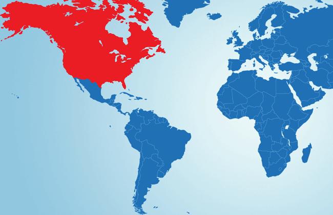 North America Map picture
